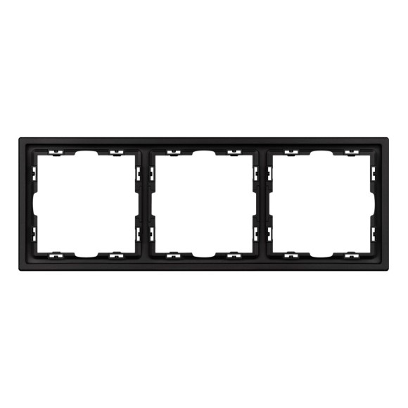 Рамка пластиковая Arlight FRM-NOBE-SFPL-3-BK 054220