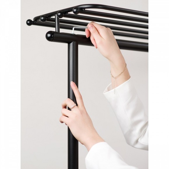 Вешалка гардеробная М-9 черный ML_M-9_BL