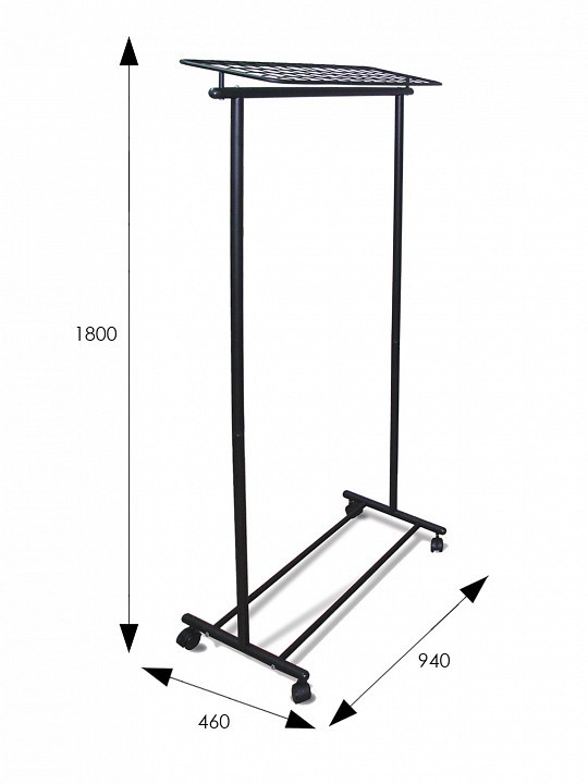Вешалка гардеробная М-9 черный ML_M-9_BL