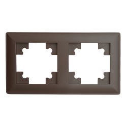 Рамка двухместная Stekker PFR00-7002-04 Катрин 39818