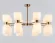 Люстра на штанге Ambrella Light High Light Heigh Light LH56095, Латунь, Белый, Металл