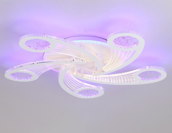 Потолочная светодиодная люстра с пультом управления Ambrella Light Original FA4476