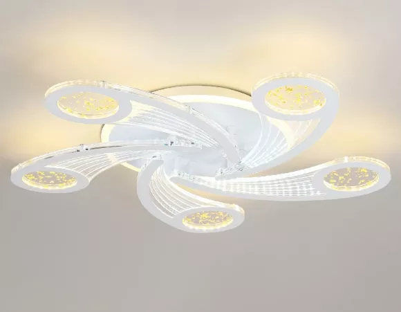 Потолочная люстра Ambrella Light Acrylica Original FA4476, декоративные элементы крупным планом Потолочная люстра Ambrella Light Acrylica Original FA4476, декоративные элементы крупным планом