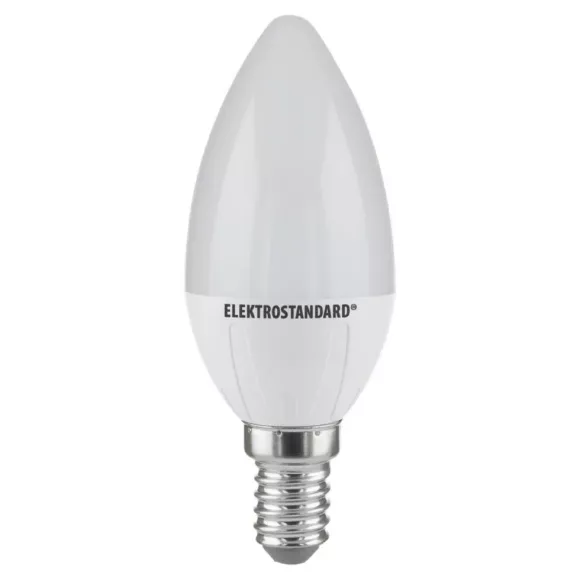Светодиодная лампа Elektrostandard Свеча СD LED 6W 3300K E14 4690389051197, Теплый белый, 77