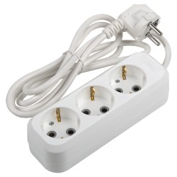 Удлинитель бытовой General GES-10-3x075-3-3m 470088