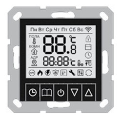 Терморегулятор электронный 250В, 16А в комплекте с датчиком (4м, 5х20мм) Jasmart G4101PB