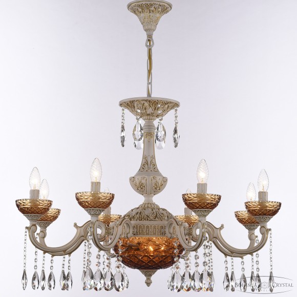 Подвесная люстра Bohemia Ivele Crystal AL78101P/8/250 A WMG P Amber/M-1F
