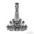 Подвесная люстра Bohemia Ivele Crystal 1402/16+8+4/400/XL-160/2d Ni M731