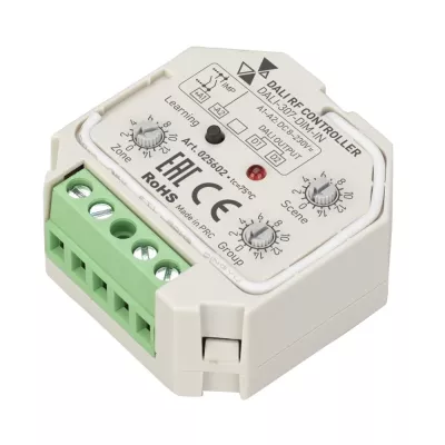 Конвертер RF-сигнала Arlight Dali-307-Dim-IN (Dali-Bus, RF, Push) 025602