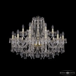 Подвесная люстра Bohemia Ivele Crystal 1403/12+6/300 G