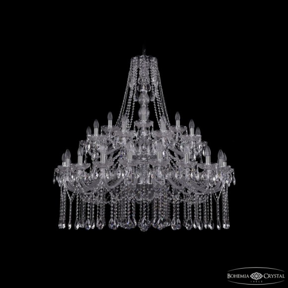 Подвесная люстра Bohemia Ivele Crystal 1413/20+10+5/400/2d Ni