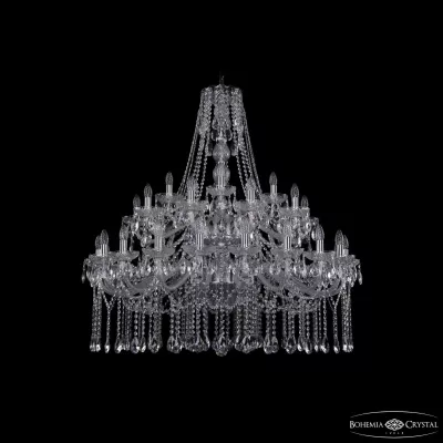 Подвесная люстра Bohemia Ivele Crystal 1413/20+10+5/400/2d Ni