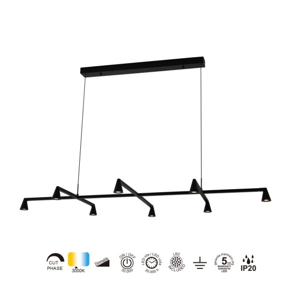 Подвесная люстра Mantra Africa 9408