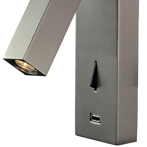 Светодиодный спот Loft IT Floadow Loft2017-N, LED, 9W, никель