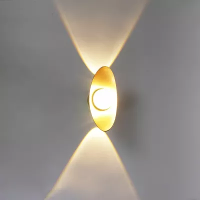 Уличный настенный светильник Reluce 86868-9.2-001JH LED7W BK+GD