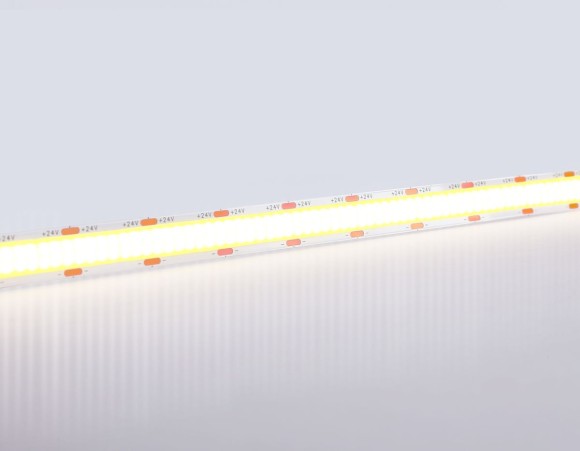 Светодиодная лента Ambrella Light Illumination COB 616Led/19W m/ 24V IP20 4500K/ 5m*12mm*2mm (2 конт.) GS4802