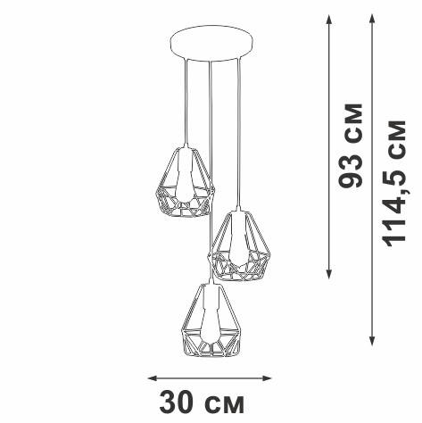 Подвесной светильник Vitaluce V47050-0/3S