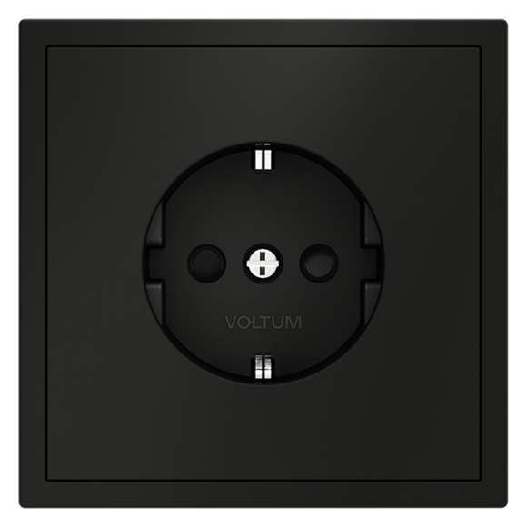 Розетка со шторками Voltum S70 VLS040208