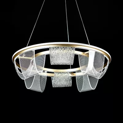 Подвесная люстра LED4U L7706-630 GD