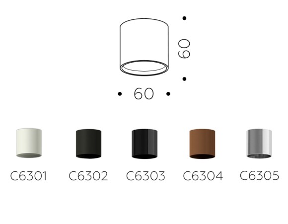 Корпус светильника накладной Ambrella Light DIY Spot C6305