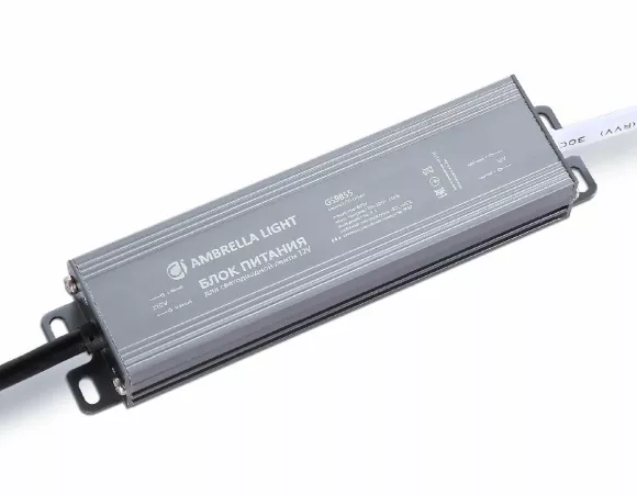 Блок питания Ambrella Light LED Driver 12V 60Вт AC110-220 5A IP67 GS9855 Блок питания Ambrella Light LED Driver 12V 60Вт AC110-220 5A IP67 GS9855