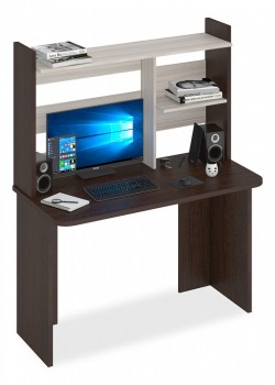 Стол компьютерный Домино Lite СКЛ-Прям120Р+НКЛ-120 MER_SKL-Pryam120Rbez_tumby-NKL-120_VK