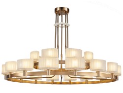 Потолочная люстра Newport Jessica 4338+16/C new gold М0070341