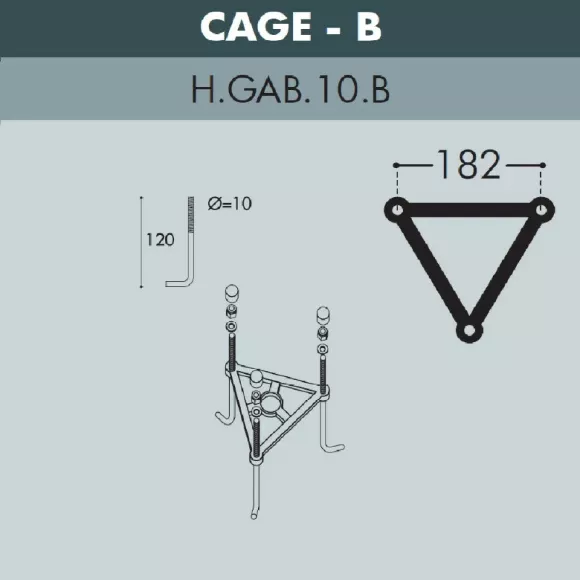 Садовый светильник Fumagalli G25.157.S21.AZE27 Садовый светильник Fumagalli G25.157.S21.AZE27