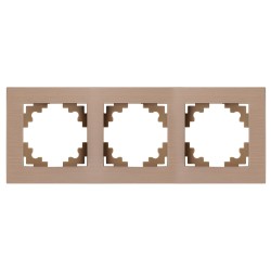 Рамка 3-местная Stekker Катрин MFR00-7003-02 50018
