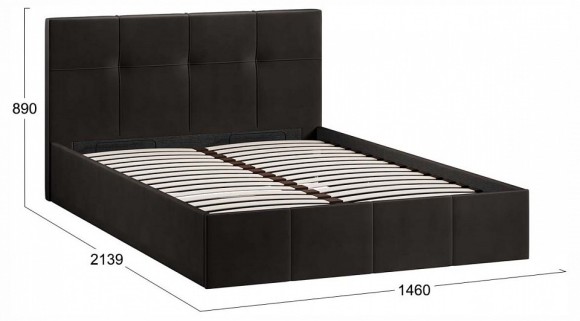 Кровать полутораспальная Лора с ПМ TRI_260629