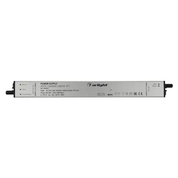Блок питания Arlight ARPV-LG48060-Linear-PFC (48V, 1.25A, 60W) 034893 Блок питания Arlight ARPV-LG48060-Linear-PFC (48V, 1.25A, 60W) 034893