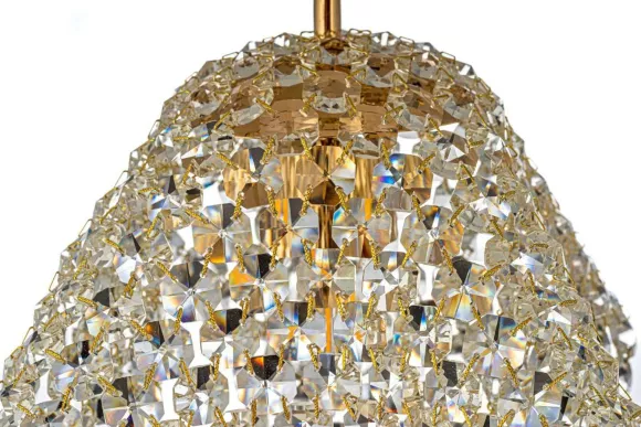Бра Arti Lampadari Roma E 2.1.1 G, Золото, Прозрачный, Металл, крупный план Бра Arti Lampadari Roma E 2.1.1 G, Золото, Прозрачный, Металл, крупный план