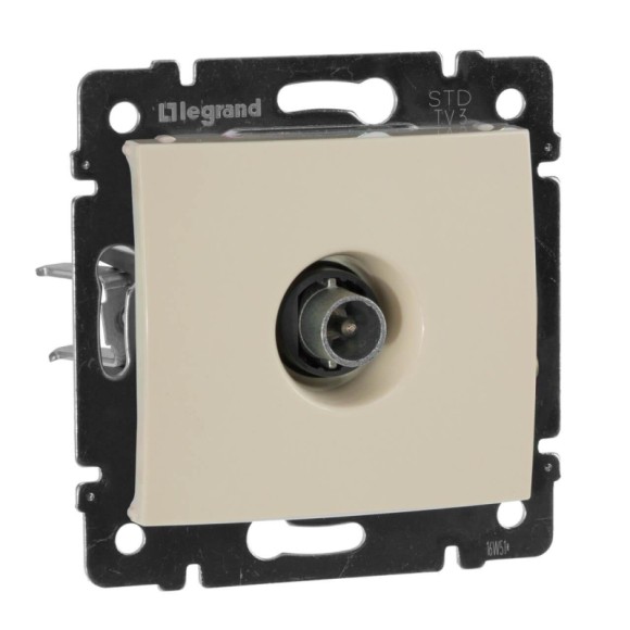 Розетка TV проходная Legrand Valena слоновая кость 774331