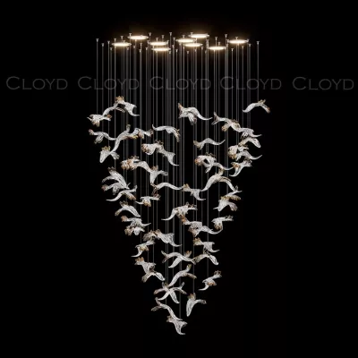Каскадная люстра Cloyd Aeria 60001