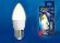 Лампа светодиодная диммируемая (UL-00004296) Uniel E14 7W 3000K матовая LED-C37 7W/3000K/E14/FR/DIM PLP01WH