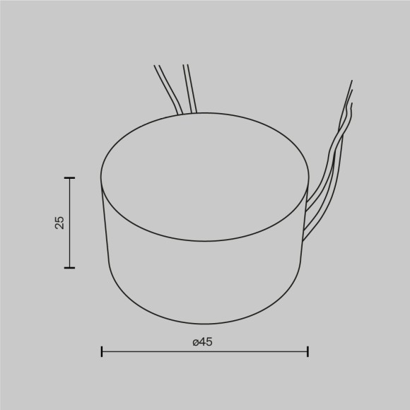 Блок питания Maytoni 12Вт DC23-40В IP54 Triac PSL-TR40-300mA