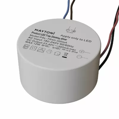 Блок питания Maytoni 12Вт DC23-40В IP54 Triac PSL-TR40-300mA