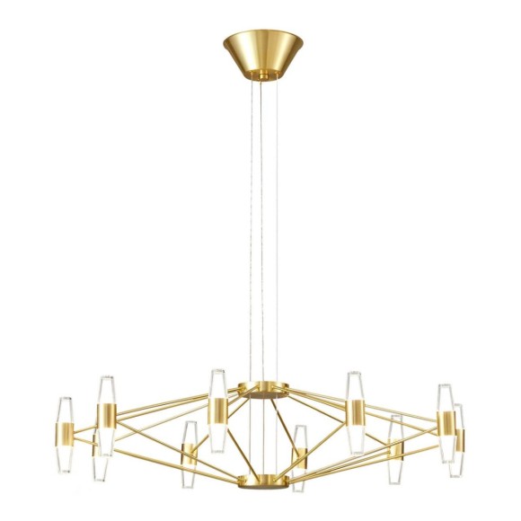 Подвесная светодиодная люстра Lussole Hopkins LSP-7409