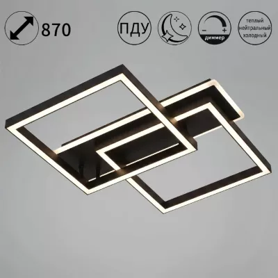 Потолочный светильник Reluce 60455-0.3-2+1L BK