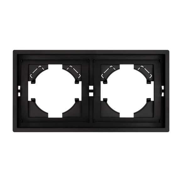 Рамка пластиковая на 2 поста Arlight FRM-TENDO-PL-2-BK 053840