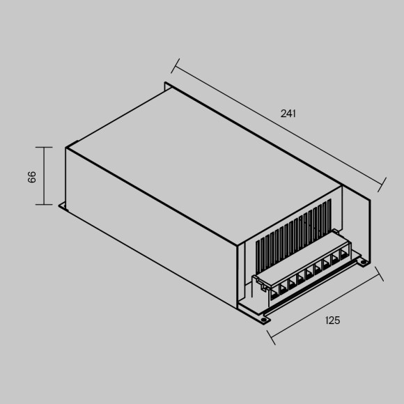 Блок питания Maytoni Led Strip PSL002 12В 600Вт IP20 811015