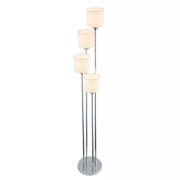 Торшер Escada Denver 1109/4 Chrome/Beige, Хром, Бежевый, Металл, основание крупным планом Торшер Escada Denver 1109/4 Chrome/Beige, Хром, Бежевый, Металл, основание крупным планом