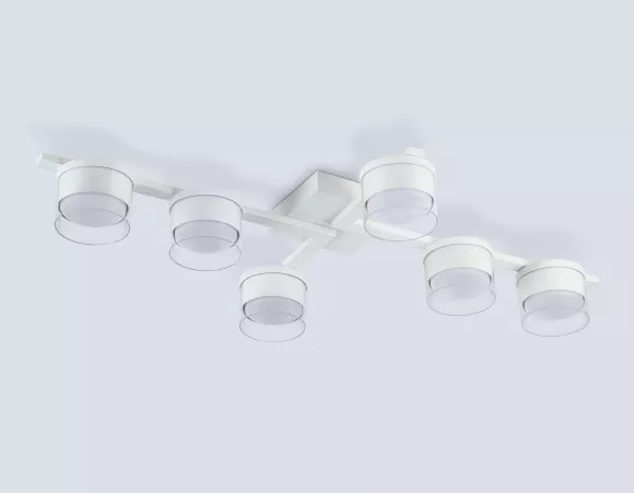 Потолочный светильник Ambrella Light Comfort FL51662, Современный, Белый, Прозрачный Потолочный светильник Ambrella Light Comfort FL51662, Современный, Белый, Прозрачный