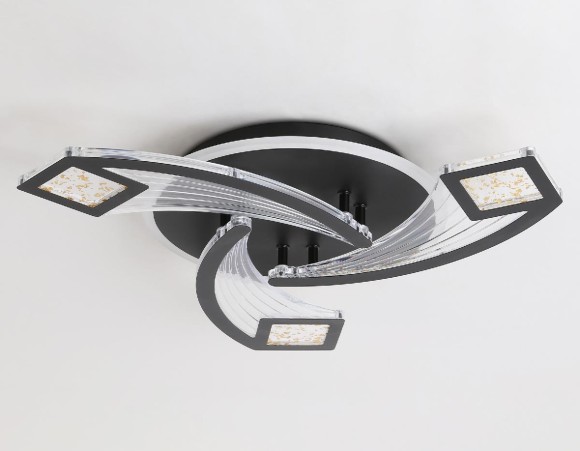 Потолочная светодиодная люстра с пультом управления Ambrella Light Original FA4477