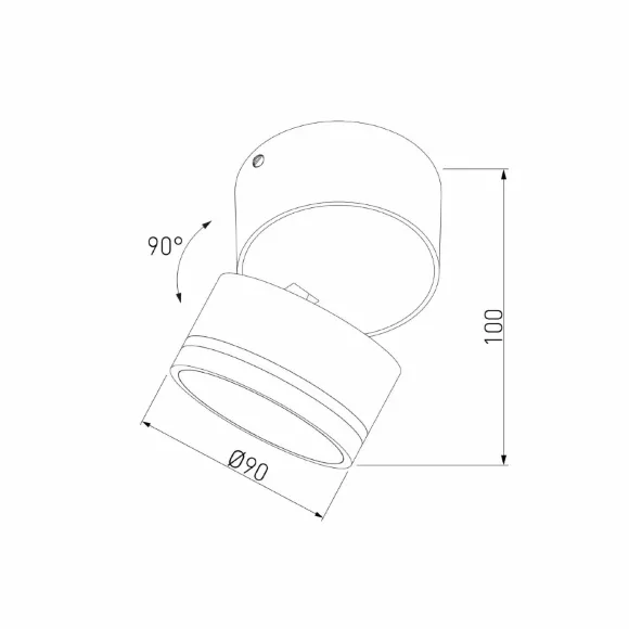 Накладной спот Elektrostandard Okko 35157/U черный 4690389219078 a072072 Накладной спот Elektrostandard Okko 35157/U черный 4690389219078 a072072