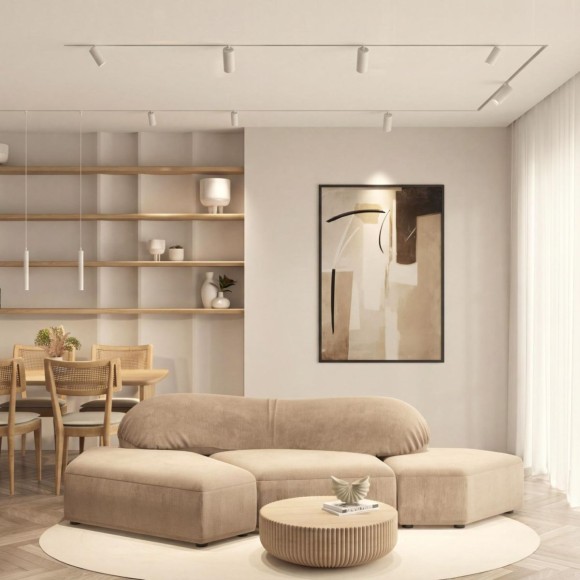 Трековый однофазный светильник Denkirs Simple Spot DK8108-WH