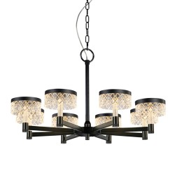 Подвесная светодиодная люстра Delight Collection MD21020075 MD21020075-8A matt black