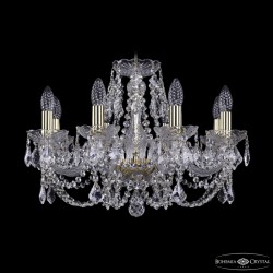 Подвесная люстра Bohemia Ivele Crystal 1402/8/195 G Leafs
