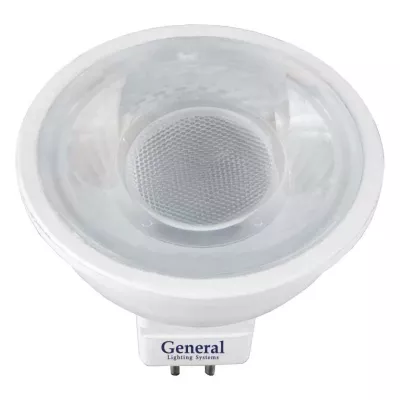 Светодиодная лампа General GLDEN-MR16-7-230-GU5.3-4500 643500