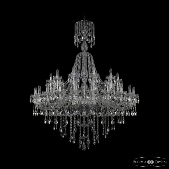 Подвесная люстра Bohemia Ivele Crystal 1415/24+12/530/XL-186 Ni